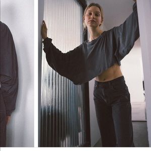 URBAN OUTFITTERS grey long sleeve